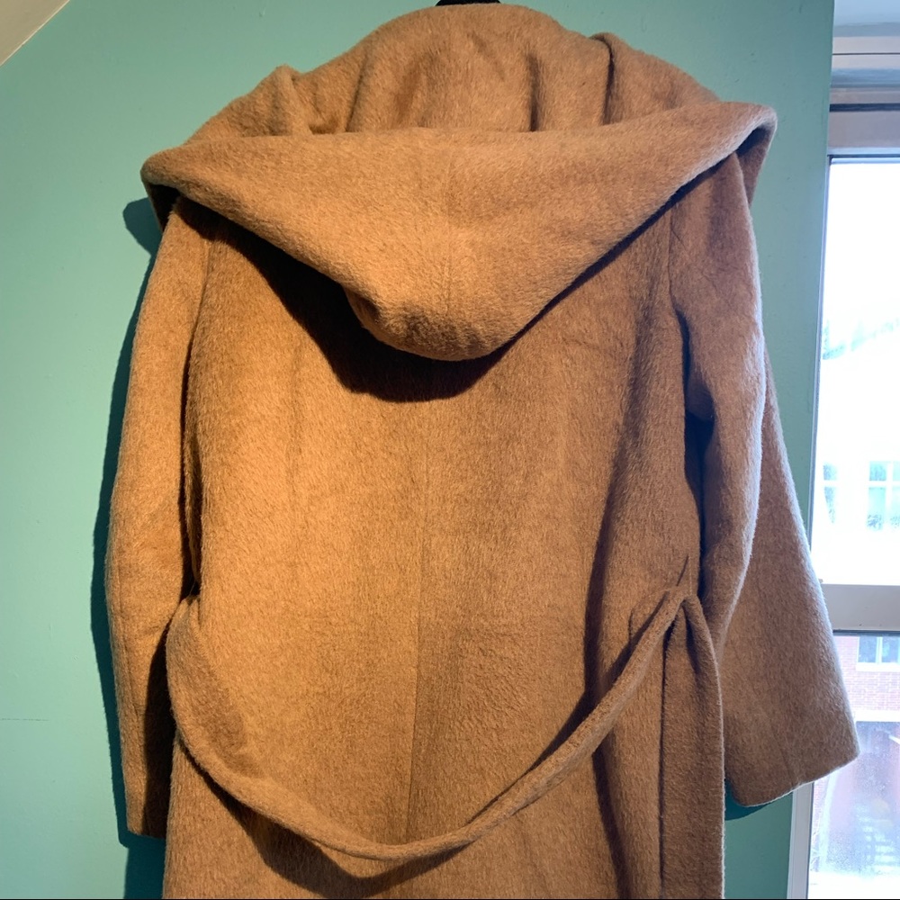 Zara Basic Mohair Wrap Coat.